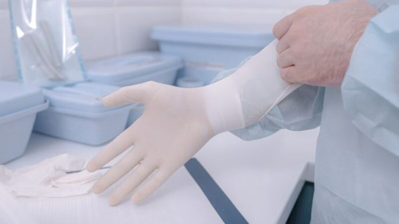 Image of latex gloves