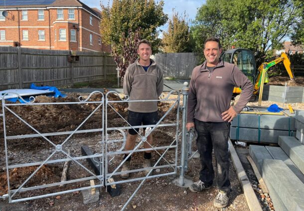 The team working on the garden at Southlands